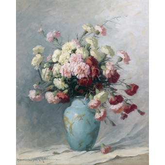 РЕПРОДУКЦИИ НА КАРТИНИ Карамфили във ваза (1949)